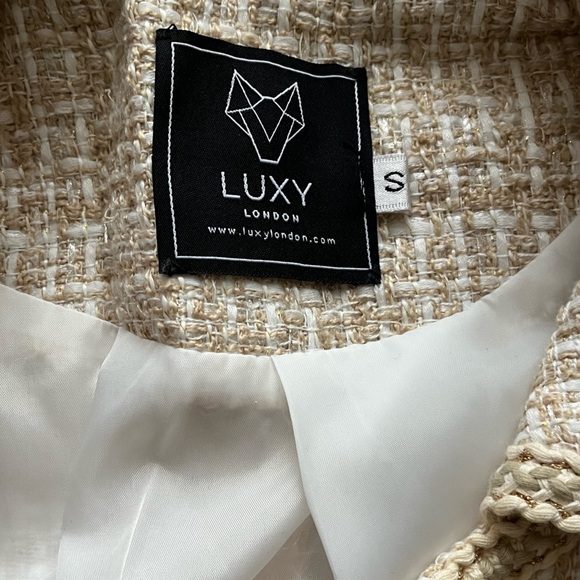 Luxy London Azalia textured jacket - Size S (approx. US 2 - 4) NWOT - Picture 4 of 7